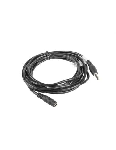 CABLE ESTEREO LANBERG JACK 3.5 MM MACHO/JACK 3.5MM HEMBRA 3M NEGRO