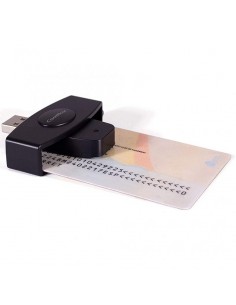 CoolBox CSI-680 lector de tarjeta inteligente Interior / exterior USB USB 2.0 Negro