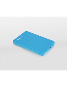 CoolBox SlimColor 2543 Carcasa de disco duro/SSD Color Azul 2.5"