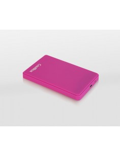 CoolBox SlimColor 2543 Carcasa de disco duro/SSD Color Púrpura 2.5"