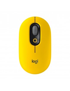 Mouse raton logitech pop mouse blast yellow wireless inalambrico
