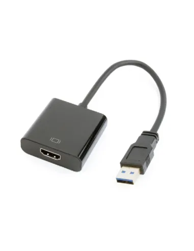 CABLE ADAPTADOR GEMBIRD USB 3.0 MACHO A HDMI HEMBRA NEGRO