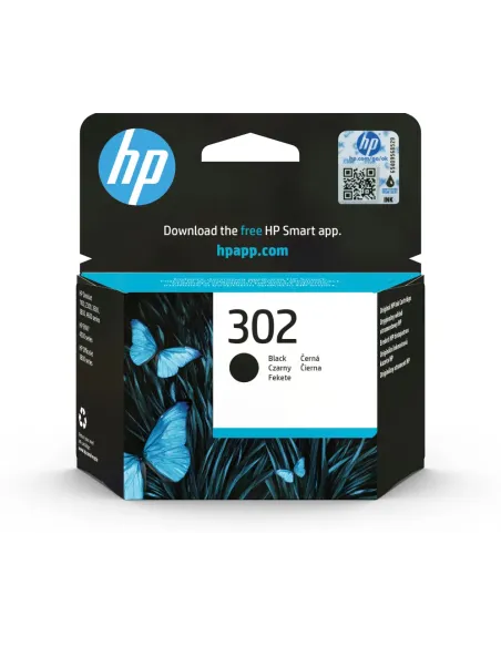 HP Cartucho de tinta original HP 302 negro