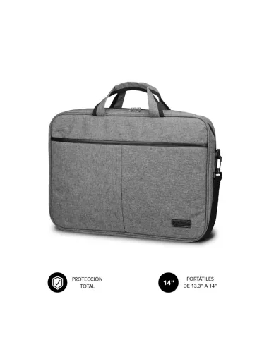 SUBBLIM Maletín Ordenador Elite Laptop Bag 13,3-14" Grey