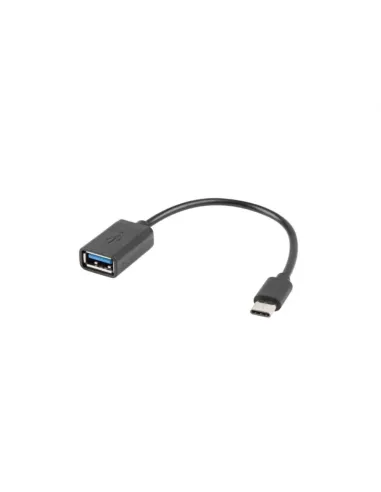 ADAPTADOR LANBERG OTG USB-C(M) A USB-A 2.0 (H) 15 CM NEGRO