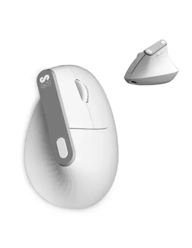 SUBBLIM NATURE VERTICAL ERGO DUAL MOUSE BATTERY WHITE