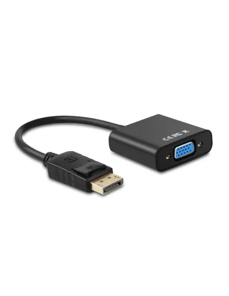 AISENS CONVERSOR DISPLAYPORT A SVGA, DP/M-SVGA/H, NEGRO, 15CM