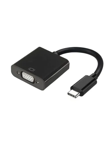 AISENS Conversor USB-C a VGA, USB-C/M - HDB15/H, Negro, 15cm