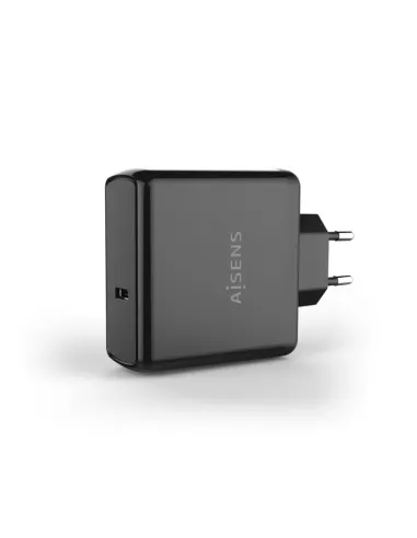 AISENS Cargador PD3.0 QC3.0 1 Puerto 1xUSB-C 60W, Negro