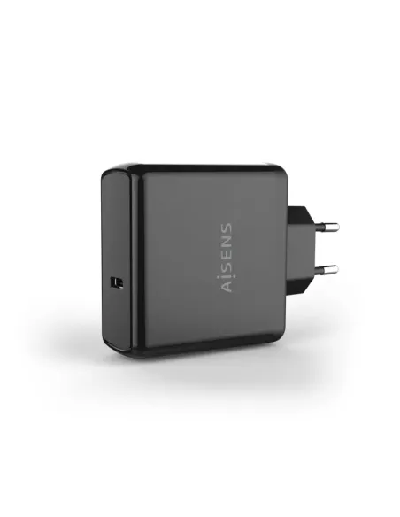 AISENS Cargador PD3.0 QC3.0 1 Puerto 1xUSB-C 60W, Negro