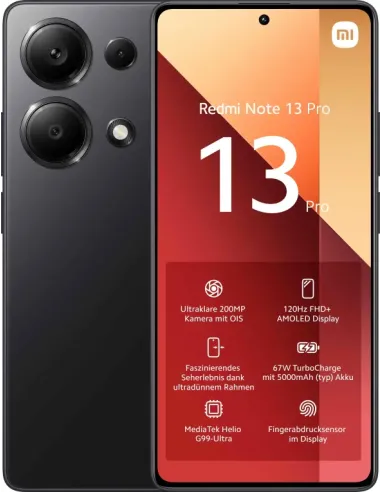 XIAOMI Redmi Note 13 PRO 6,67" 256GB 8GB Black