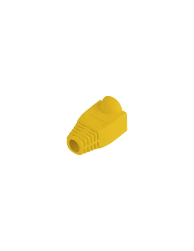 FUNDA PROTECTOR LANBERG CONECTOR RJ45 (PACK 100 UDS) AMARILLO