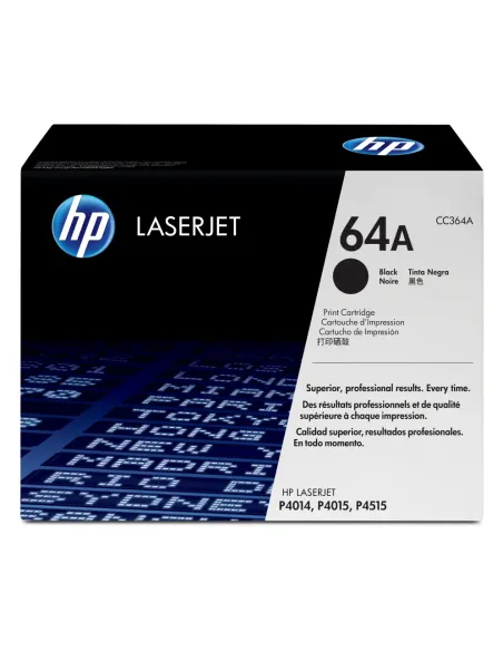 HP Cartucho de tóner original LaserJet HP 64A negro