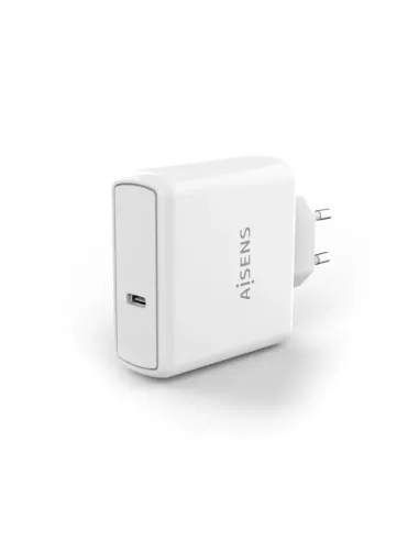 AISENS Cargador PD3.0 QC3.0 1 Puerto 1xUSB-C 60W, Blanco