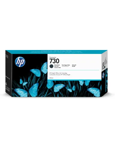 HP Cartucho de tinta HP DesignJet 730 negro mate de 300 ml