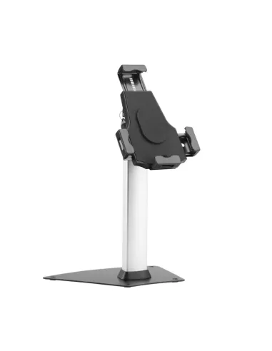 AISENS Soporte Antirobo de Sobremesa Ajustable (1 Pivote) para Tablet, Negro