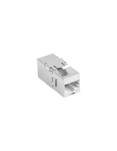 ADAPTADOR LANBERG CAT6 FTP HEMBRA THRU KEYSTONE RJ45 A RJ45, 90 GRADOS