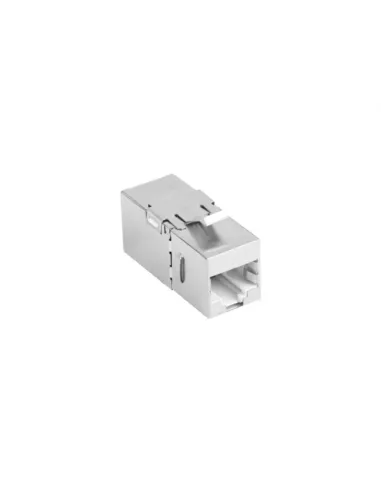 ADAPTADOR LANBERG CAT6 FTP HEMBRA THRU KEYSTONE RJ45 A RJ45, 90 GRADOS