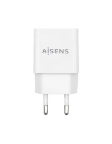 AISENS Cargador USB 10W Alta Eficiencia, 5V/2A, Blanco