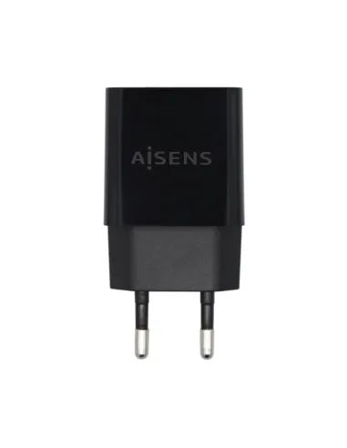 AISENS Cargador USB 10W Alta Eficiencia, 5V/2A, Negro