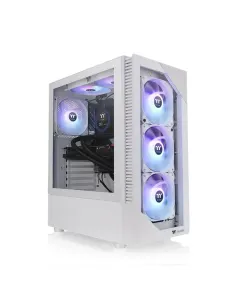 CAJA THERMALTAKE VIEW 200 TG ARGB ATX 2XUSB 3.2 SIN FUENTE BLANCO