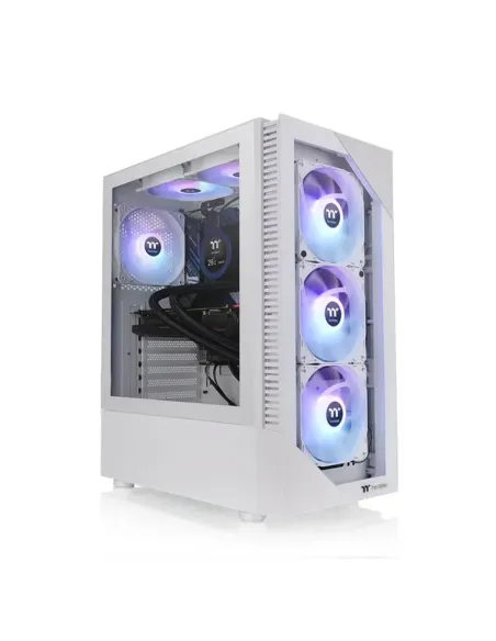 CAJA THERMALTAKE VIEW 200 TG ARGB ATX 2XUSB 3.2 SIN FUENTE BLANCO