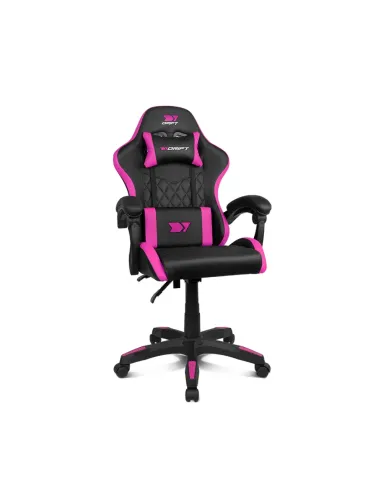 DRIFT DR35 Silla para videojuegos de PC Asiento acolchado Negro, Rosa