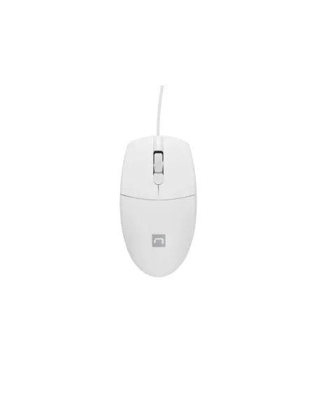 RATON NATEC RUFF 2 1000DPI OPTICO BLANCO USB