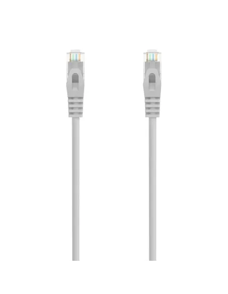 AISENS Cable de Red Latiguillo RJ45 LSZH Cat.6A 500 Mhz UTP AWG24, Gris, 30CM