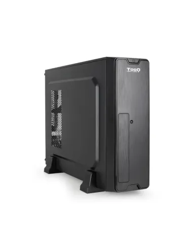 TooQ Caja Slim Micro-ATX TQC-3007U3C-B, Negra