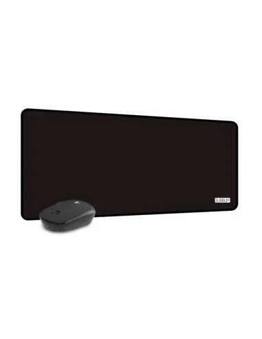 SUBBLIM Alfombrilla con Ratón Harmony Pack Mousepad XL + Wireless Mouse Black