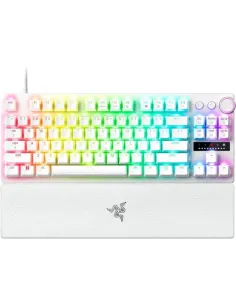 TECLADO RAZER HUNTSMAN V3 PRO (USA) TENKEYLESS BLANCO (RZ03-04981700-R3M1)