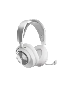 Steelseries Arctis Nova Pro Wireless Auriculares Inalámbrico y alámbrico Diadema Juego Bluetooth Plata, Blanco