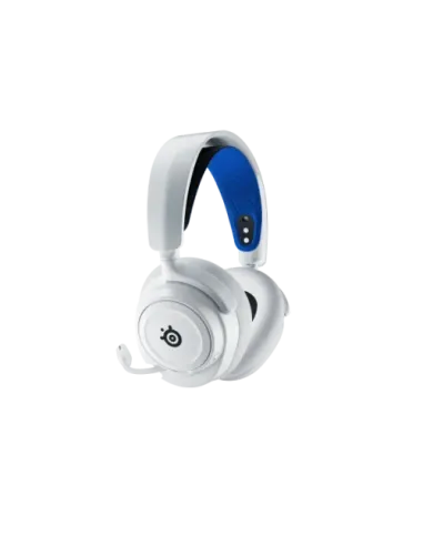 Steelseries ARCTIS NOVA 7P WHITE Auriculares Inalámbrico Diadema Juego Bluetooth Azul, Blanco