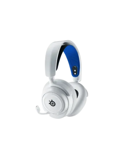Steelseries ARCTIS NOVA 7P WHITE Auriculares Inalámbrico Diadema Juego Bluetooth Azul, Blanco