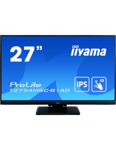 iiyama ProLite T2754MSC-B1AG pantalla para PC 68,6 cm (27") 1920 x 1080 Pixeles Full HD LED Pantalla táctil Multi-usuario Negro