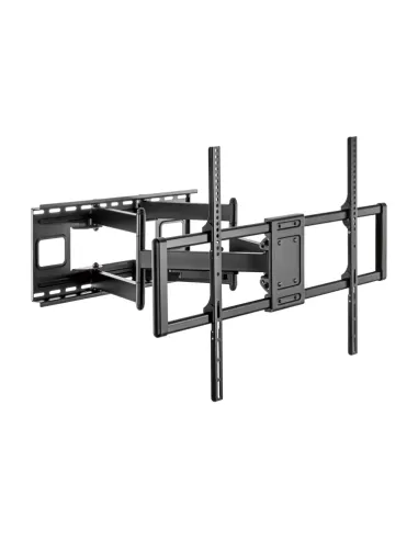 AISENS Soporte Pro Giratorio, Inclinable Y Nivelable Para Monitor/tv 120kg De 60-120, Negro