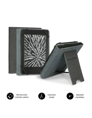 SUBBLIM FUNDA EBOOK CLEVER STAND 6'' GREY