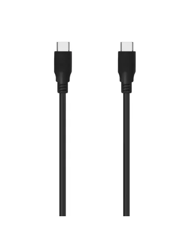 AISENS Cable USB 3.2 Gen2x2 20Gbps 8k@30Hz 5A 100w E-Marker, Tipo USB-C/M-USB-C/M, Negro, 0.6m