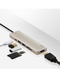 ATEN Docking station compacta USB-C multipuerto con power pass-through