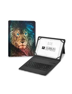 SUBBLIM Funda con Teclado Keytab Pro BT Trendy Leon