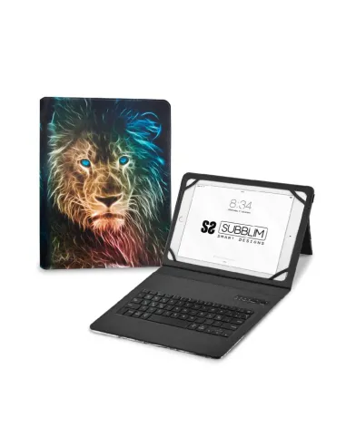 SUBBLIM Funda con Teclado Keytab Pro BT Trendy Leon