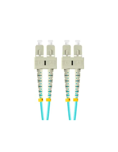 LATIGUILLO FIBRA 1M LANBERG MULTI SC/UPC-SC/UPC DUPLEX OM3 50/125 LSZH AZUL