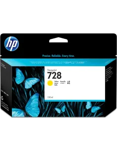 HP Cartucho de tinta DesignJet HP 728 amarillo de 130 ml