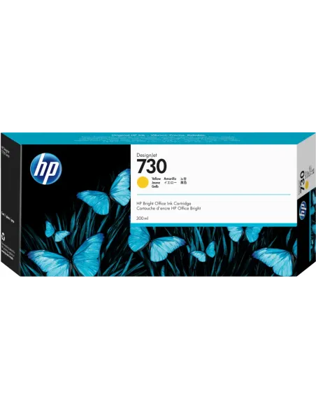 HP Cartucho de tinta HP DesignJet 730 amarillo de 300 ml
