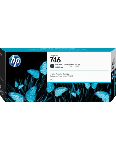 HP Cartucho de tinta negro mate HP DesignJet 746 de 300 ml