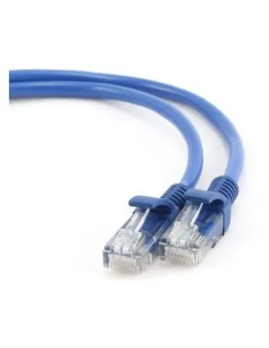 Cable CAT5E UTP moldeado 0,25m Azul