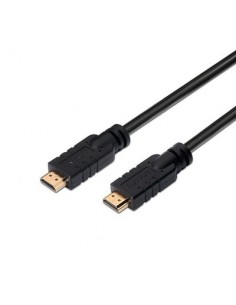 AISENS Cable HDMI V2.0 Premium alta velocidad / HEC 4k@60Hz 18Gbps con repetidor, A/M-A/M, Negro, 15 m