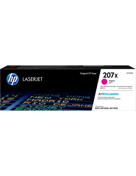 HP Cartucho de tóner Original HP 207X LaserJet magenta de alta capacidad