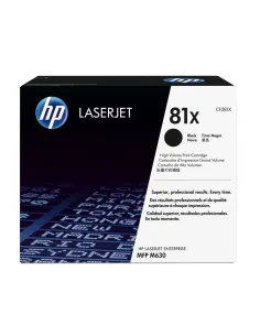 HP Cartucho de tóner original LaserJet HP 81X de alta capacidad negro